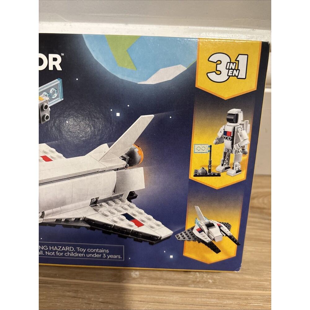 Lego Creator 3 In 1: Space Shuttle #31134 / 144 Pieces / 100% Complete Orig Box - Picture 3 of 16